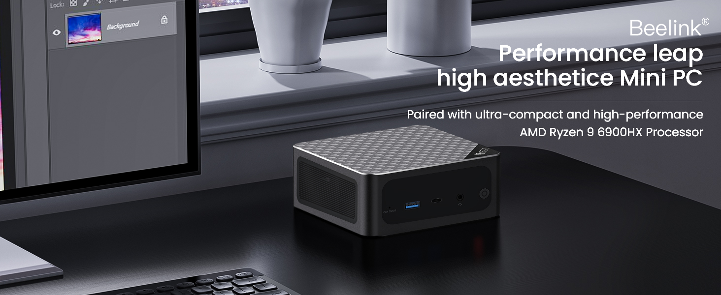 Amazon.com: Beelink Mini PC AMD Ryzen 9 6900HX (8C/16T up to 4.9